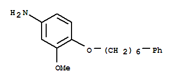 3-甲氧基-4-(6-苯基己氧基)苯胺