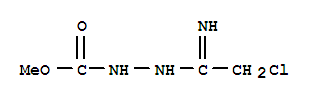 甲基 2-(2-氯-1-亚胺乙基)-肼羧酸酯