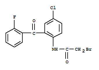 2-溴乙酰氨基-5-氯-2-氟二苯甲酮