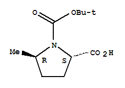(2S,5R)-N-Boc-5-甲基吡咯烷-2-甲酸