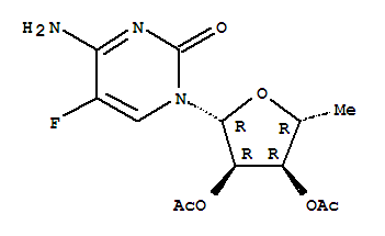 2'',3-二-O-乙酰基-5''-脱氧-5-氟胞苷