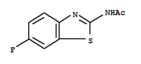 N-(6-氟-2-苯并噻唑基)-乙酰胺