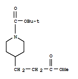 1-Boc-4-哌啶丙酸甲酯