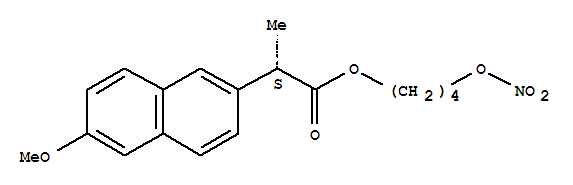 萘普西诺; (S)-2-(6-甲氧基-2-萘基)丙酸 4-硝基氧丁基酯