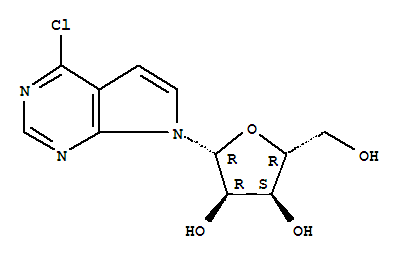 6-氯-7-脱氮-9-(Β-D-呋喃核糖基)嘌呤