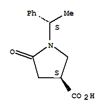 (1S,3S)-1-(1-苯乙基)-5-氧-3-吡咯烷甲酸