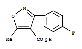 3-(4-氟苯基)-5-甲基异恶唑-3-甲酸