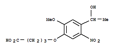4-[4-(1-羟乙基)-2-甲氧基-5-硝基苯氧基]丁酸 262753