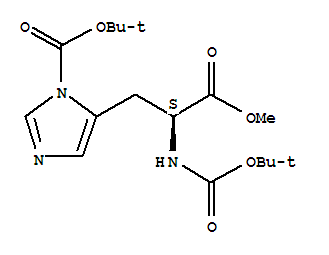 L-Histidine,N,3-bis[(1,1-dimethylethoxy)carbonyl]-, methyl ester