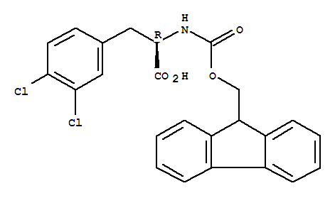 Fmoc-D-3,4-二氯苯丙氨酸; N-(9-芴甲氧羰酰基)-D-3,4-二氯苯丙氨酸