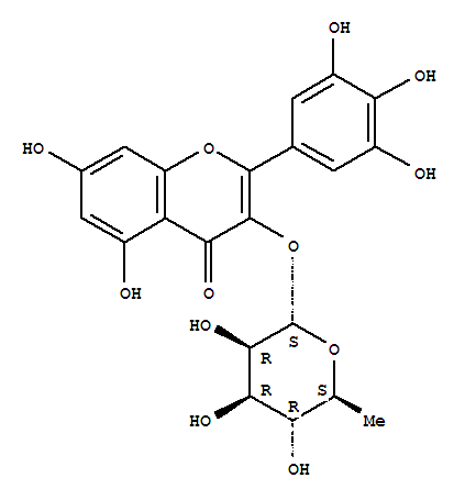 杨梅苷; 杨梅甙; 五羟基黄酮-3-鼠李糖苷