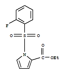 乙基 1-(2-氟苯基)磺酰吡咯-2-羧酸酯