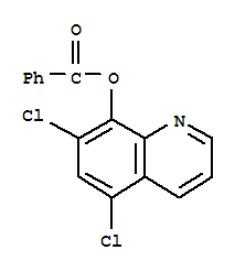 5,7-二氯-8-喹啉醇苯甲酸酯(酯)