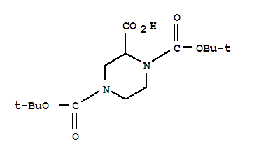 1,4-双-BOC-2-哌嗪甲酸