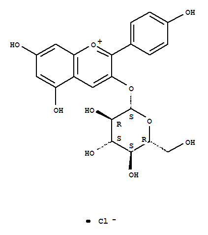 天竺葵素-3-氯化葡萄糖苷