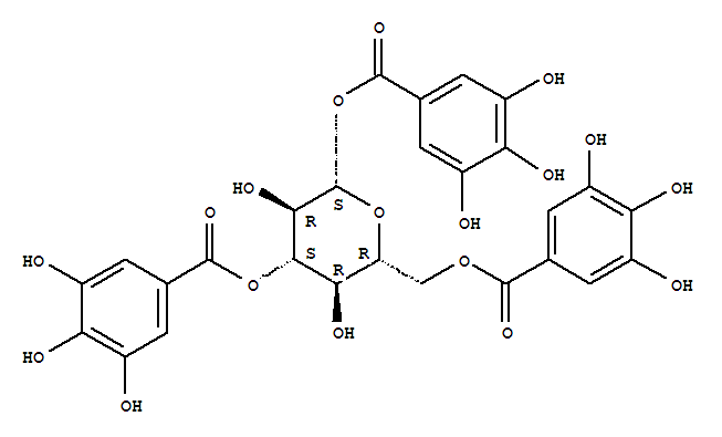1,3,6-三-o-3,4,5-三羟苯甲酰-b-d-葡萄糖