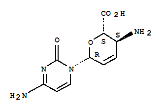 4-氨基-1-(4-氨基-2-氧代-(2H)-嘧啶基)-1,2,3,4-四脱氧-beta-D-赤式-己-2-烯吡喃糖醛酸