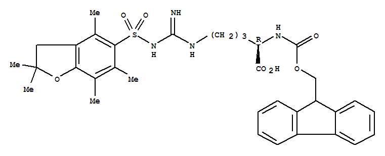 N'-[(2,3-二氢-2,2,4,6,7-五甲基苯并呋喃-5-基)磺酰基]-N-芴甲氧羰基-D-精氨酸