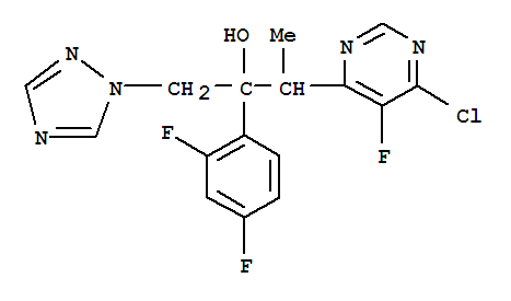 v5，(2R,3S/2S,3R)-3-(6-氯-5-氟嘧啶-4-基)-2-(2,4-二氟苯基)-1-(1H-1,2,4-三唑-1-基)-2-丁醇盐酸盐