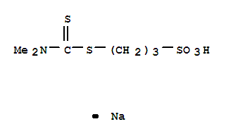 N,N-二甲基硫代氢基甲酰基丙烷磺酸钠