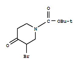 3-溴-4-氧代哌啶-1-羧酸叔丁酯; 1-Boc-3-溴-4-哌啶酮