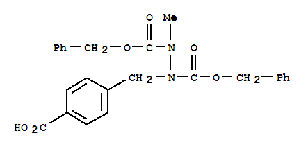 (4-羧基苄基)甲基二氨基甲酸二苄酯; 1-(4-羧基苄基)-2-甲基-1,2-肼二甲酸二苄酯