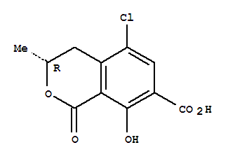 5-Chloro-8-hydroxy-3-methyl-1-oxoisochroman-7-carboxylic acid