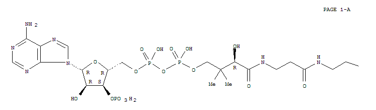[(2R,3R,4R,5R)-5-(6-氨基嘌呤-9-基)-4-羟基-2-[[羟基-[羟基-[(3R)-3-羟基-3-[2-[2-(2-羟基丙酰基硫基)乙基氨基甲酰]乙基氨基甲酰]-2,2-二甲基-丙氧基]磷酰]氧基-磷酰]氧基甲基]四氢呋喃-3-基]氧基膦酸