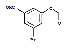 7-溴胡椒醛; 7-溴-2H-1,3-苯并二氧戊环-5-甲醛