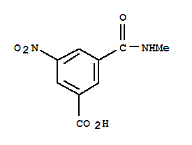 3-羧基-5-硝基-N-甲基苯甲酰胺