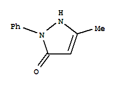 5-甲基-2-苯基-1,2-二氢吡唑-3-酮; 1-苯基-3-甲基-5-吡唑啉酮