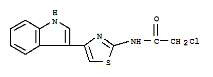 2-氯-N-[4-(1H-吲哚-3-基)-1,3-噻唑-2-基]乙酰胺