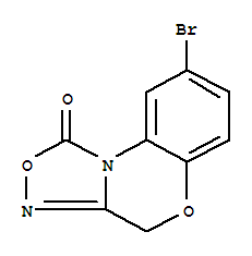 4H-8-BROMO-1,2,4-OXADIAZOLO(3,4-D)BENZ(B)(1,4)OXAZIN-1-ONE