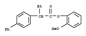 alpha-乙基-4-联苯乙酸 2-甲氧基苯基酯
