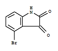 4-溴靛红; 4-溴吲哚满二酮; 4-溴-1H-吲哚-2,3-二酮