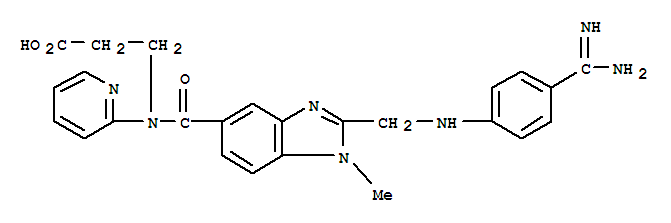 达比加群酯 杂质 3-(2-(((4-脒基苯基)氨基)甲基)-1-甲基-N-(吡啶-2-基)-1H-苯并咪唑-5-甲酰胺基)丙酸