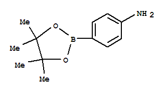 4-氨基苯硼酸频哪醇酯; 4-(4,4,5,5-四甲基-1,3,2-二氧杂环戊硼烷-2-基)苯胺