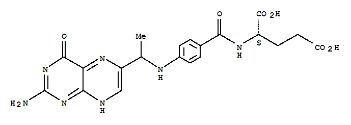 (2S)-2-[[4-[1-(2-氨基-4-氧代-1H-蝶啶-6-基)乙基氨基]苯甲酰基]氨基]戊二酸