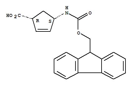 (-)-(1S,4r)-n-Fmoc-4-氨基环戊烯-2-羧酸