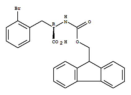 Fmoc-D-2-溴苯丙氨酸; N-芴甲氧羰基-D-2-溴苯丙氨酸