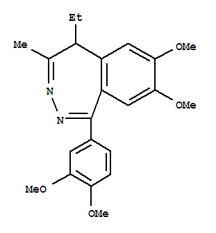 托非索泮; 7,8-二甲氧基-1-(3,4-二甲氧基苯基)-5-乙基-4-甲基-5H-2,3-苯并二氮杂卓