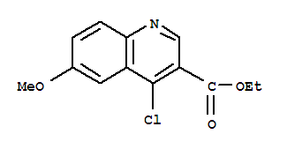 4-氯-6-甲氧基喹啉-3-甲酸乙酯
