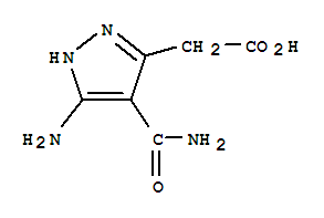 (3-氨基-4-氨基甲酰-1H-吡唑-5-基)乙酸