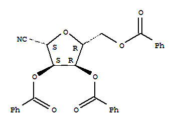 (2R,3R,4S,5S)-2-((苯甲酰氧基)甲基)-5-氰基四氢呋喃-3,4-二基 二苯甲酸酯