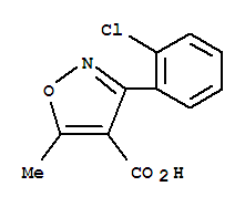 5-甲基-3-(2-氯苯基)-4-异恶唑甲酸
