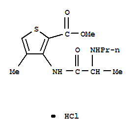 盐酸阿替卡因; 4-甲基-3-(2-丙氨基丙酰基氨基)-2-噻吩羧酸甲酯盐酸盐
