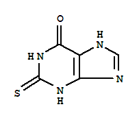 2-巯基-6-羟基嘌呤