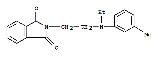 2-[2-[乙基-(3-甲基苯基)氨基]乙基]异吲哚-1,3-二酮