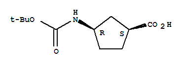 (1R,3S)-N-boc-1-Aminocyclopentane-3-carboxylicacid(e.e.)