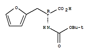 (R)-N-Boc-3-(2-呋喃基)丙氨酸; (R)-N-叔丁氧羰基-3-(2-呋喃基)丙氨酸